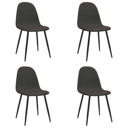 Dining chairs 4 pcs black synthetic leather 45x53.5x83 cm by vidaXL, dining chairs - Ref: Foro24-325641, Price: 179,41 €, Dis...