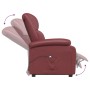 Sillón elevable cuero sintético rojo tinto de vidaXL, Sillones - Ref: Foro24-3110868, Precio: 382,21 €, Descuento: %