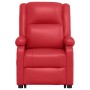 Sillón elevable cuero sintético rojo de vidaXL, Sillones - Ref: Foro24-3110869, Precio: 349,99 €, Descuento: %