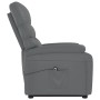 Sillón elevable cuero sintético gris de vidaXL, Sillones - Ref: Foro24-3120401, Precio: 424,01 €, Descuento: %