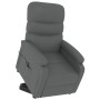 Sillón elevable cuero sintético gris de vidaXL, Sillones - Ref: Foro24-3120401, Precio: 424,01 €, Descuento: %