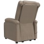 Sillón elevable cuero sintético color capuchino de vidaXL, Sillones - Ref: Foro24-3110870, Precio: 375,69 €, Descuento: %