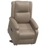 Sillón elevable cuero sintético color capuchino de vidaXL, Sillones - Ref: Foro24-3110870, Precio: 375,69 €, Descuento: %