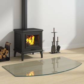 Glass plate for fireplace 100x60 cm by vidaXL, Glass - Ref: Foro24-324148, Price: 50,78 €, Discount: %