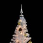 Künstlicher Weihnachtsbaum mit Kugeln und weißen LED-Lichtern 180 cm von vidaXL, Weihnachtsbäume - Ref: Foro24-321503, Preis:...