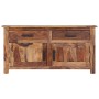 Aparador de madera maciza de sheesham 100x30x50 cm de vidaXL, Aparadores - Ref: Foro24-247716, Precio: 229,31 €, Descuento: %