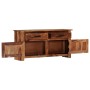 Aparador de madera maciza de sheesham 100x30x50 cm de vidaXL, Aparadores - Ref: Foro24-247716, Precio: 229,31 €, Descuento: %