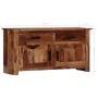 Aparador de madera maciza de sheesham 100x30x50 cm de vidaXL, Aparadores - Ref: Foro24-247716, Precio: 229,31 €, Descuento: %