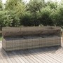 3-teiliges Gartenmöbel-Set und graue synthetische Rattankissen von vidaXL, Outdoor-Sofas - Ref: Foro24-318678, Preis: 304,99 ...