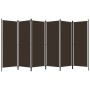 6-panel brown room divider screen 300x180 cm by vidaXL, Room dividers - Ref: Foro24-320728, Price: 58,62 €, Discount: %