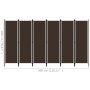 6-panel brown room divider screen 300x180 cm by vidaXL, Room dividers - Ref: Foro24-320728, Price: 58,62 €, Discount: %