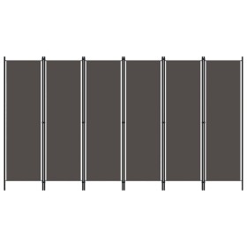 Divider screen with 6 panels anthracite gray 300x180 cm by vidaXL, Room dividers - Ref: Foro24-320729, Price: 51,99 €, Discou...