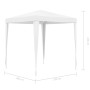 White celebration tent 2x2 m by vidaXL, Tents and gazebos - Ref: Foro24-48496, Price: 62,99 €, Discount: %