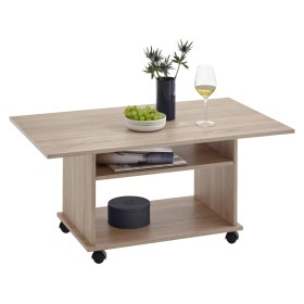 FMD Mesa de centro con ruedas color roble de FMD, Mesas de centro - Ref: Foro24-428688, Precio: 111,68 €, Descuento: %