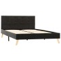 Estructura de cama de tela gris oscuro 120x200 cm de vidaXL, Camas y somieres - Ref: Foro24-284812, Precio: 199,17 €, Descuen...