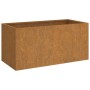 Corten steel planter 62x30x29 cm by vidaXL, Pots and planters - Ref: Foro24-821556, Price: 49,99 €, Discount: %