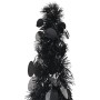 Schwarzer, zusammenklappbarer künstlicher Weihnachtsbaum aus PET, 180 cm von vidaXL, Weihnachtsbäume - Ref: Foro24-320987, Pr...