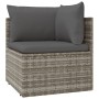 6-piece garden furniture set and gray synthetic rattan cushions by vidaXL, Garden sets - Ref: Foro24-3157399, Price: 589,99 €...