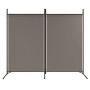 Biombo divisor de 2 paneles de tela gris antracita 175x180 cm de vidaXL, Divisores de ambientes - Ref: Foro24-350260, Precio:...