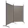 Biombo divisor de 2 paneles de tela gris antracita 175x180 cm de vidaXL, Divisores de ambientes - Ref: Foro24-350260, Precio:...