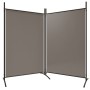 Biombo divisor de 2 paneles de tela gris antracita 175x180 cm de vidaXL, Divisores de ambientes - Ref: Foro24-350260, Precio:...