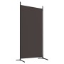 Divider screen with 2 brown fabric panels 175x180 cm by vidaXL, Room dividers - Ref: Foro24-350259, Price: 45,53 €, Discount: %