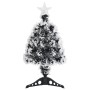 Christmas tree with green and white fiber optic lights 64 cm by vidaXL, Christmas trees - Ref: Foro24-328436, Price: 32,61 €,...