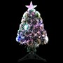 Christmas tree with green and white fiber optic lights 64 cm by vidaXL, Christmas trees - Ref: Foro24-328436, Price: 32,61 €,...