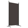 Divider screen with 4 brown fabric panels 346x180 cm by vidaXL, Room dividers - Ref: Foro24-350263, Price: 68,04 €, Discount: %