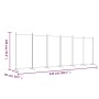 Divider screen with 6 brown fabric panels 520x180 cm by vidaXL, Room dividers - Ref: Foro24-350271, Price: 65,26 €, Discount: %