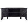 Solid mahogany wood TV cabinet light black coffee 100x40x45 cm by vidaXL, TV Furniture - Ref: Foro24-337869, Price: 181,19 €,...