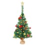 Vorbeleuchteter Weihnachtsbaum mit grünen Lichtern und Kugeln 64 cm von vidaXL, Weihnachtsbäume - Ref: Foro24-321505, Preis: ...