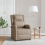 Sillón reclinable de cuero sintético color capuchino de vidaXL, Sillones - Ref: Foro24-322442, Precio: 166,94 €, Descuento: %