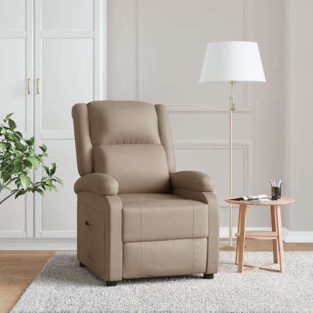 Cappuccino Faux Leather Recliner by vidaXL, Armchairs - Ref: Foro24-322442, Price: 166,94 €, Discount: %