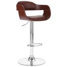 Brown synthetic leather kitchen stool by vidaXL, Kitchen stools - Ref: Foro24-287405, Price: 134,37 €, Discount: %