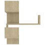 Corner wall shelf 2 units oak-colored plywood 40x40x50cm by vidaXL, Shelves and shelves - Ref: Foro24-807230, Price: 34,44 €,...