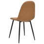 Dining chairs 4 pcs light brown synthetic leather 45x53.5x83 cm by vidaXL, dining chairs - Ref: Foro24-325643, Price: 176,96 ...