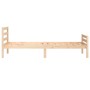 Solid wood bed frame 100x200 cm by vidaXL, Beds and slatted bases - Ref: Foro24-814809, Price: 74,39 €, Discount: %