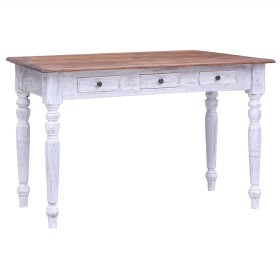 White recycled wood desk with drawers 117x57x75 cm by vidaXL, Desks - Ref: Foro24-283908, Price: 250,99 €, Discount: %