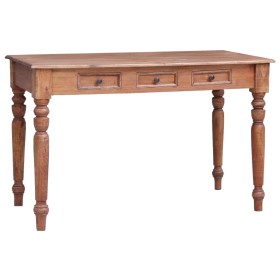 Recycled solid wood desk with drawers 117x57x75 cm by vidaXL, Desks - Ref: Foro24-283909, Price: 266,99 €, Discount: %