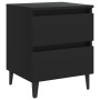 Mesita de noche madera contrachapada negro 40x35x50 cm de vidaXL, Mesitas de noche - Ref: Foro24-805871, Precio: 61,07 €, Des...