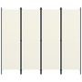 Divider screen with 4 panels white 200x180 cm by vidaXL, Room dividers - Ref: Foro24-320719, Price: 44,25 €, Discount: %