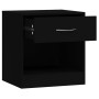 Nightstands 2 units with black drawer by vidaXL, Nightstands - Ref: Foro24-342583, Price: 56,97 €, Discount: %