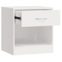 Nightstands 2 units with white drawer with gloss by vidaXL, Nightstands - Ref: Foro24-342585, Price: 48,24 €, Discount: %