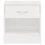 Nightstands 2 units with white drawer with gloss by vidaXL, Nightstands - Ref: Foro24-342585, Price: 48,24 €, Discount: %