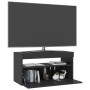 Mueble de TV con luces LED negro 75x35x40 cm de vidaXL, Muebles TV - Ref: Foro24-804393, Precio: 64,51 €, Descuento: %