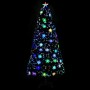 Árbol de Navidad copos de nieve LED fibra óptica negro 150 cm de vidaXL, Arboles de navidad - Ref: Foro24-328462, Precio: 78,...