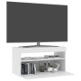 TV cabinet with white LED lights 75x35x40 cm by vidaXL, TV Furniture - Ref: Foro24-804391, Price: 59,34 €, Discount: %