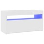 TV cabinet with white LED lights 75x35x40 cm by vidaXL, TV Furniture - Ref: Foro24-804391, Price: 59,34 €, Discount: %