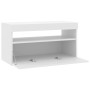 TV cabinet with white LED lights 75x35x40 cm by vidaXL, TV Furniture - Ref: Foro24-804391, Price: 59,34 €, Discount: %